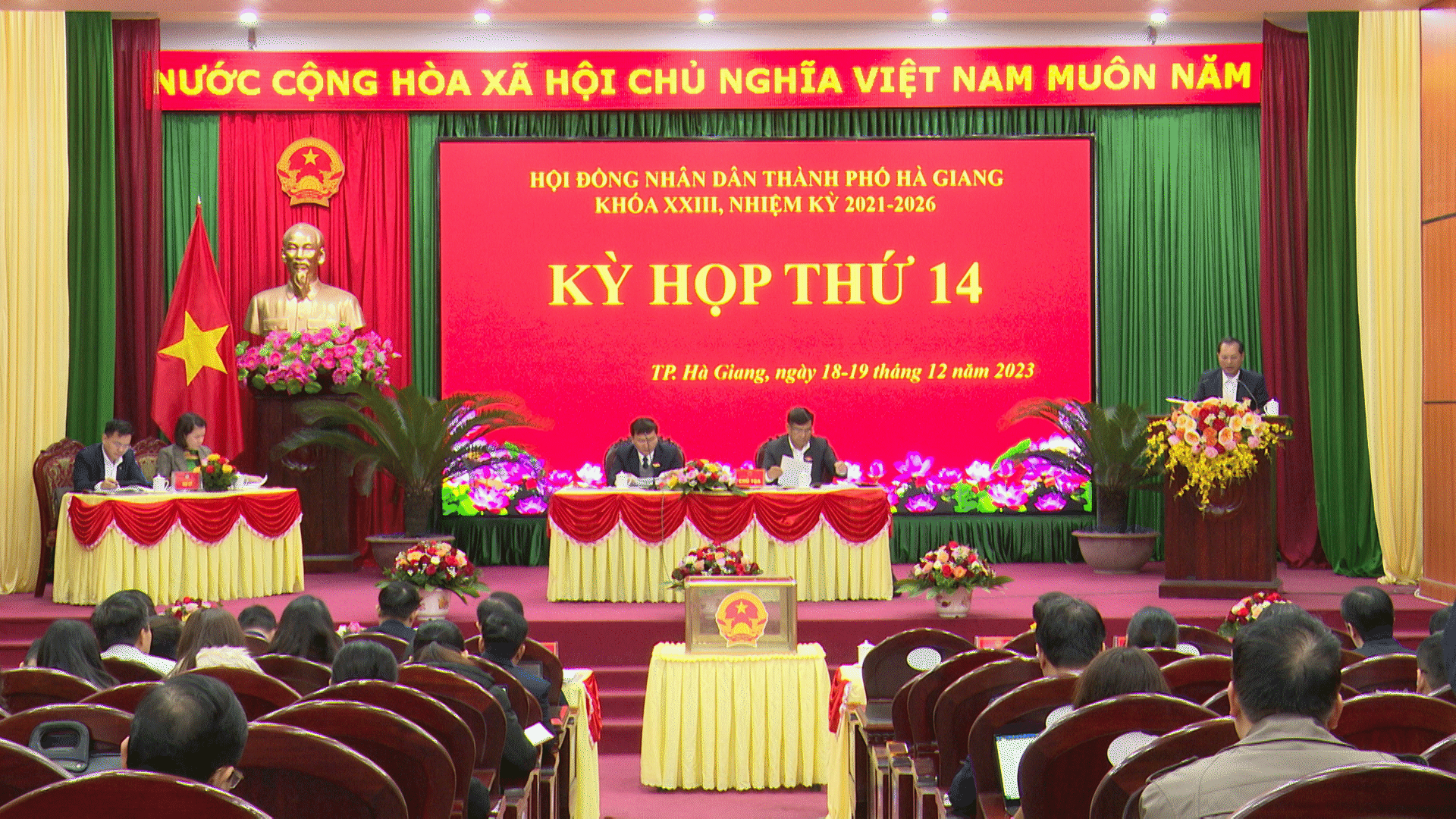 Kỳ họp thứ 14 - HĐND thành phố Hà Giang nhiệm kỳ 2021-2026