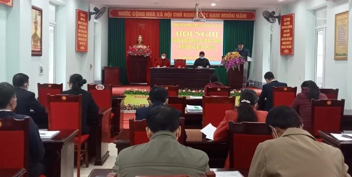 Hội nghị triển khai Kế hoạch phát triển kinh tế - xã hội năm 2022 phường Ngọc Hà