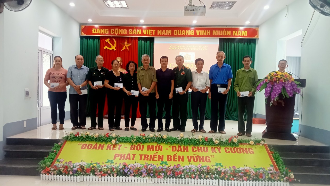 Phường Ngọc Hà Gặp mặt kỷ niệm 62 năm ngày thảm họa da cam Việt Nam