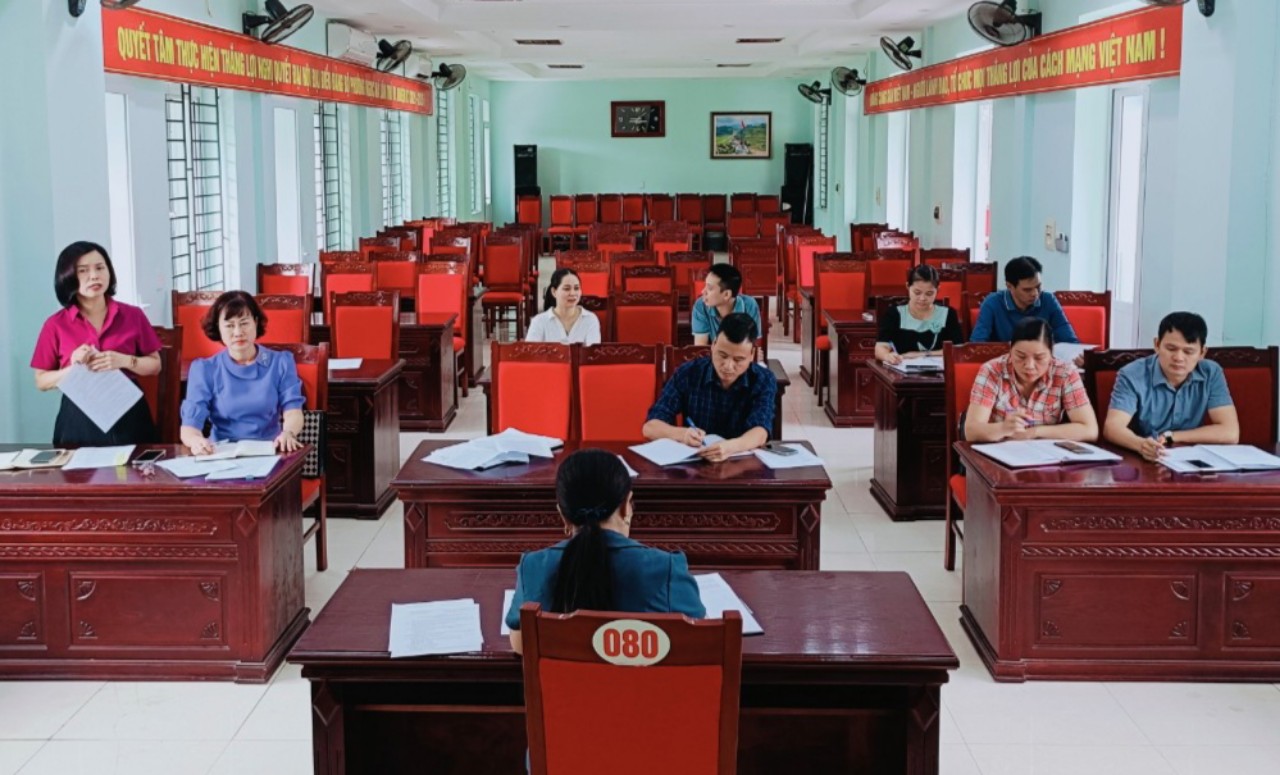 Đảng uỷ phường Ngọc Hà họp Hội nghị Ban Thường vụ (Mở rộng)