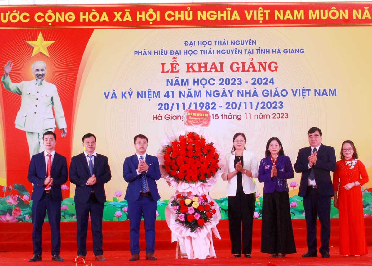 Phân hiệu Đại học Thái Nguyên tại Hà Giang khai giảng năm học 2023-2024